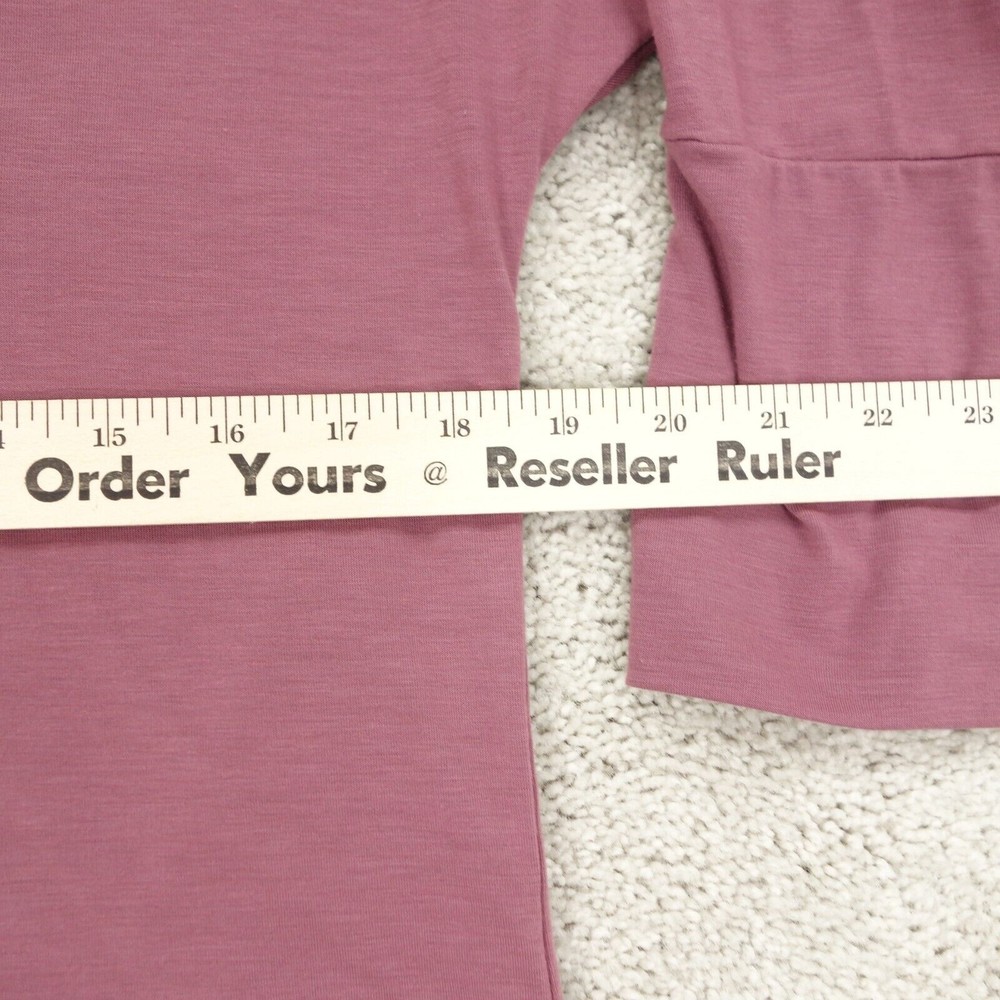 Columbia Shirt Women's Small Purple Mauve 3/4 Sleeve Stretch Pullover Outdoor - Picture 6 of 8